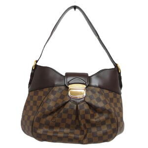 Louis Vuitton Sistine Damier Ebene Brown Leather
